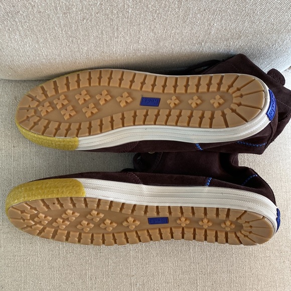 Keds Women’s Suede High Top Lace Up Sneakers Brown Size 10 - Picture 13 of 14